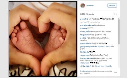 Paulina Rubio comparte la primera foto de su bebé