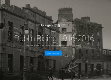 Google conmemora centenario del Levantamiento irlandés