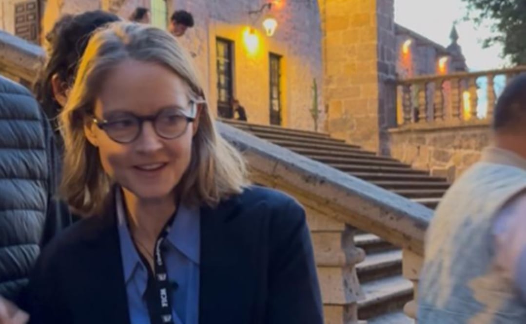 La actriz Jodie Foster en el Festival Internacional de Cine de Morelia. 
Foto: César Huerta/EL UNIVERSAL.