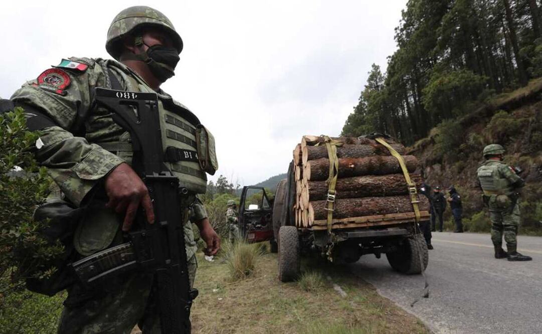Operativo en coordinación con la SS, FGJEM, Probosque, Semarnat, Sedena y autoridades locales. Foto: Jorge Alvarado / EL UNIVERSAL