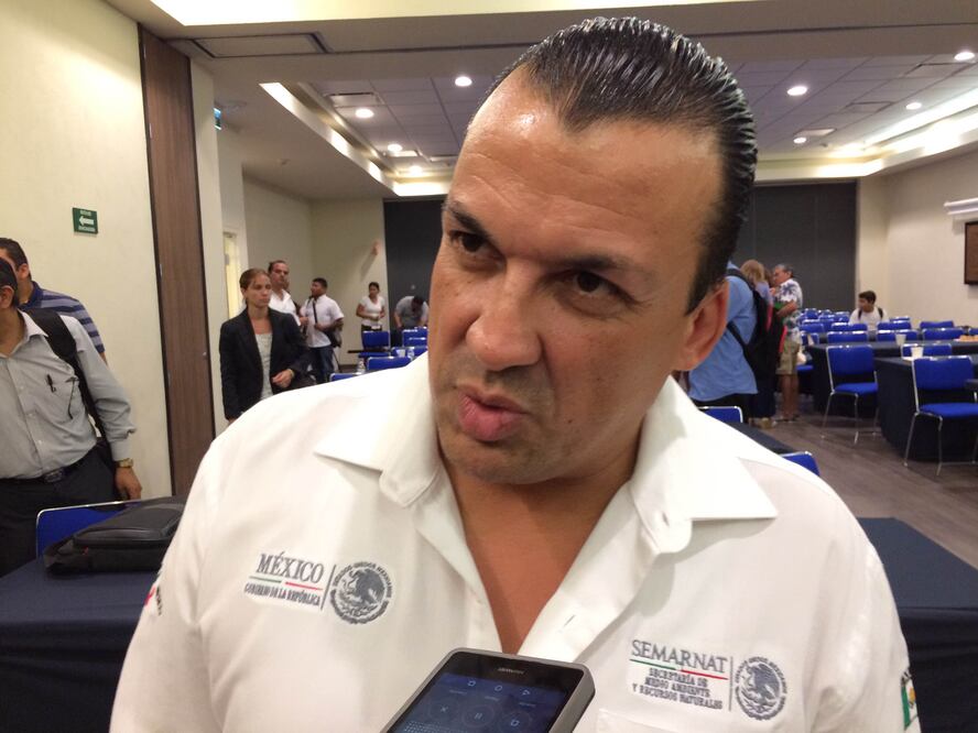 José Luis Funes Izaguirre, delegado de SEMARNAT en Quintana Roo (ADRIANA VARILLAS. EL UNIVERSAL)
