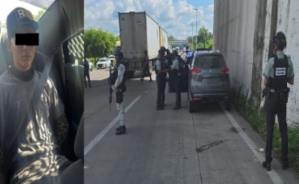 Detienen a tres personas en Sinaloa con armas, vehículos y precursores para drogas (19/10/2025). Foto: Especial