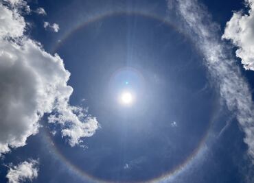¿Qué causa los halos solares?, cuando la atmósfera hace de las suyas