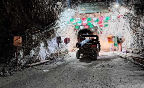 El Puesto de Mando Unificado informó avances en la estrategia de rescate de los tres mineros en la mina Santa Fe, ubicada en El Rosario, Sinaloa (02/04/2026). Foto: Especial