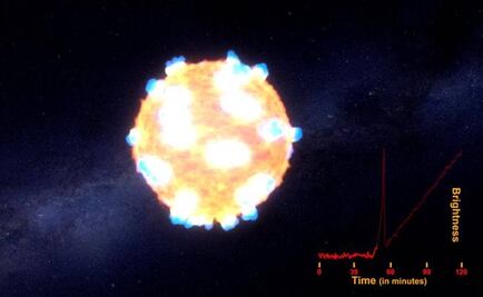 Observan una onda de choque de una supernova