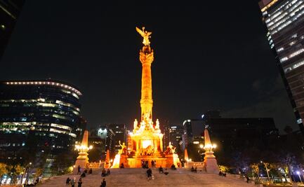 Monumentos de la CDMX se pintan de naranja para conmemorar el Día Mundial de la Lucha contra el Cáncer