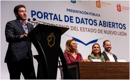 Samuel García presenta portal de datos abiertos en Nuevo León 