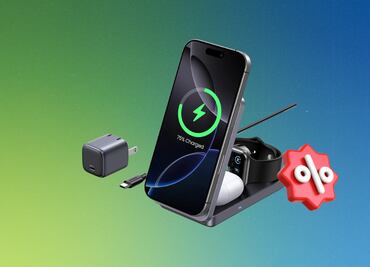 Cargador UGREEN 3 en 1 con Qi2 y MagSafe: 33% de descuento en Amazon México para iPhone, AirPods y Apple Watch