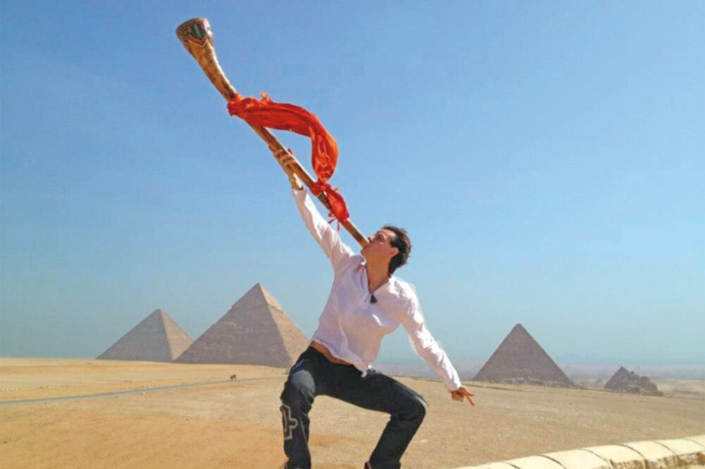 Rafael Bejarano Rangel, de 40 años, perdió la vida en el ataque. Fueron varios los viajes que realizó a Egipto, así lo mostró en Facebook (FOTO TOMADA DE FACEBOOK)