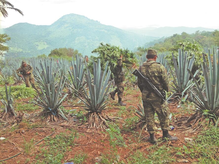 Durante la administración de Salvador Cie nfuegos, el Ejército mexicano redujo su presencia en Nayarit. Foto: Archivo. EL UNIVERSAL