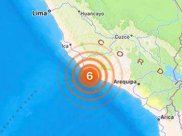 Sismo de magnitud 6.3 sacude a Perú