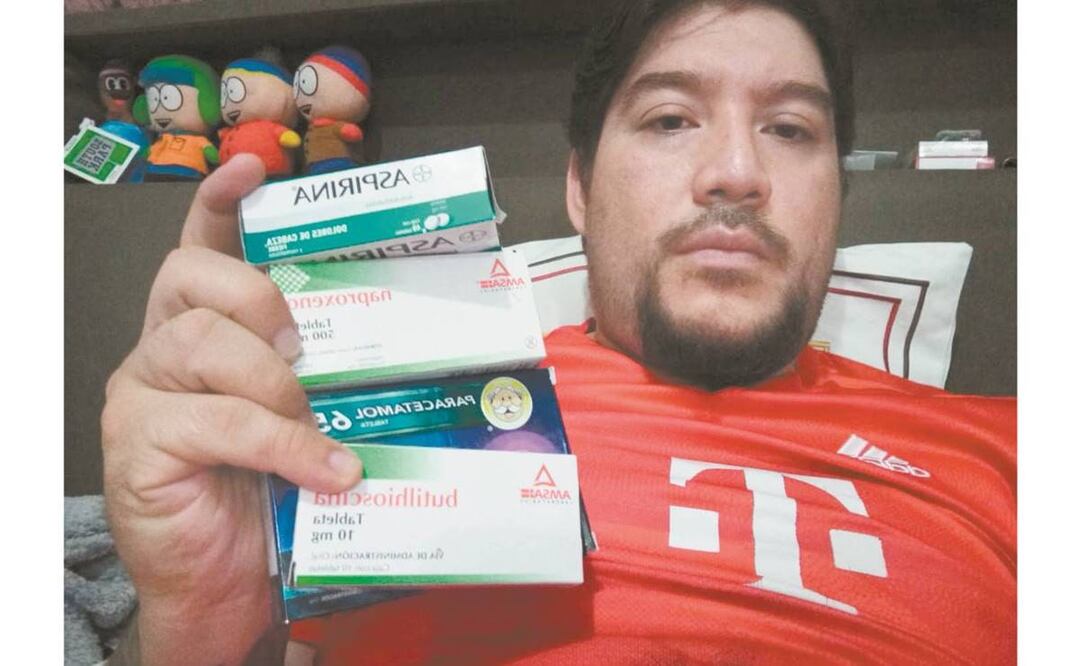 El dolor y la diarrea mantuvieron a Enrique Torres en cama durante la segunda ocasión que se contagió de coronavirus. Foto: Cortesía.