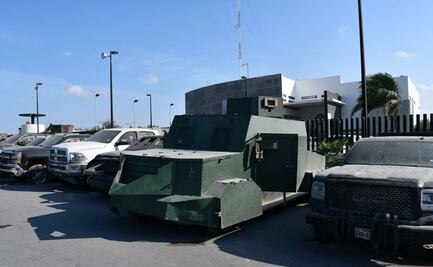 En 4 años han destruido 257 vehículos blindados por crimen organizado en Tamaulipas 