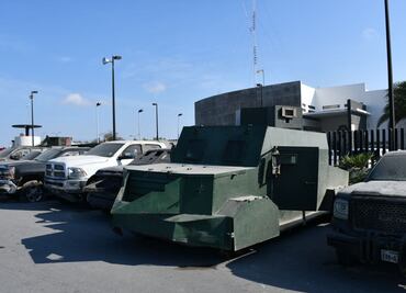 En 4 años han destruido 257 vehículos blindados por crimen organizado en Tamaulipas