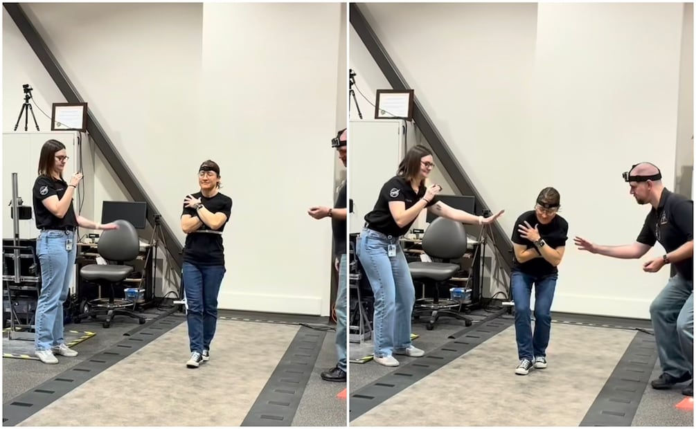 La astronauta Christina Koch compartió su proceso para recuperar la movilidad. Foto: Redes Sociales