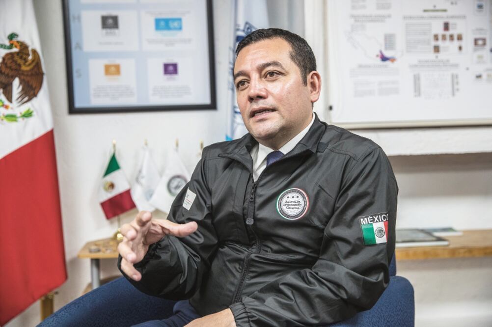 El director de Asuntos Policiales Internacionales de la PGR, Francisco Almazán Barocio, aseguró que existe una excelente coordinación con el gobierno de EU. (YADIN XOLALPA. EL UNIVERSAL)