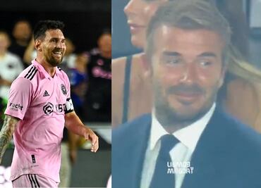 VIDEO: Messi hace llorar a David Beckham en su debut con el Inter Miami