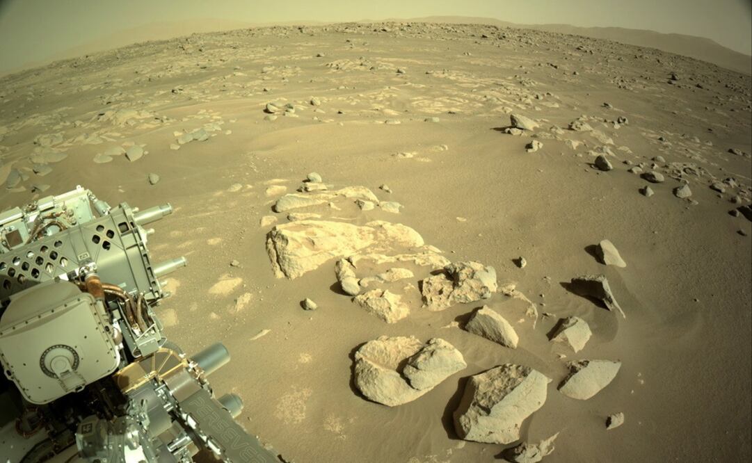 Vista de Marte desde el Perseverance. Foto: EFE/EPA/NASA/JPL-Caltech, archivo