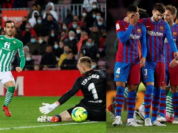 Barcelona pierde ante el Betis; primer derrota de Xavi como técnico del club