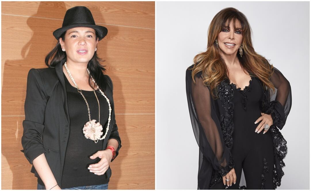 Yolanda Andrade y Verónica Castro. Fotos: Archivo