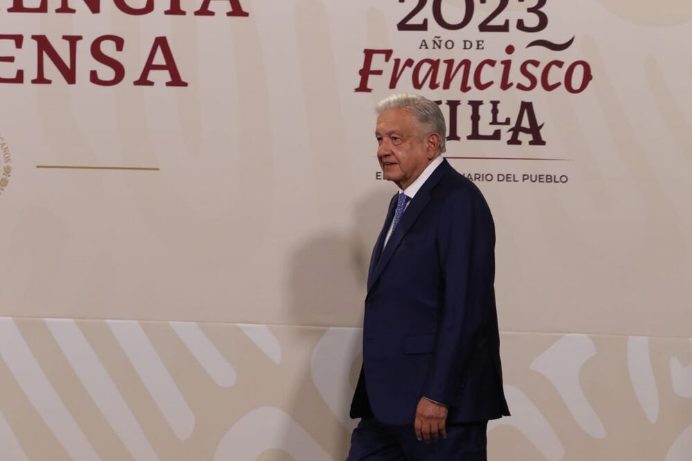 El presidente de México, Andrés Manuel López Obrador, reapareció tras dar positivo a Covid-19. Foto: Carlos Odín / EL UNIVERSAL