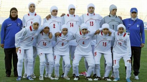 Hombres eran parte de selección femenina de Irán