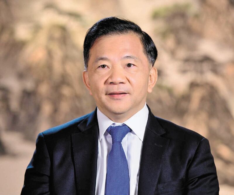 El presidente del Grupo de Medios de China (CMG), Shen Haixiong, en su discurso. Foto: CORTESÍA CMG