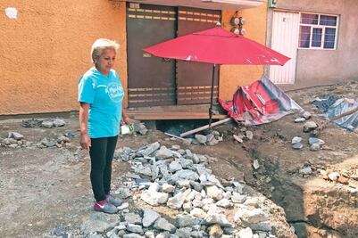 Viviendas en Naucalpan, en riesgo por grietas