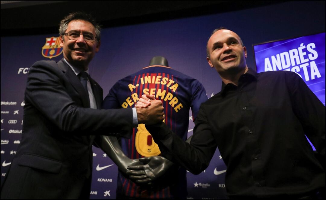 AP. Iniesta ganó numerosos títulos como jugador del Barcelona, entre ellos cuatro Ligas de Campeones.