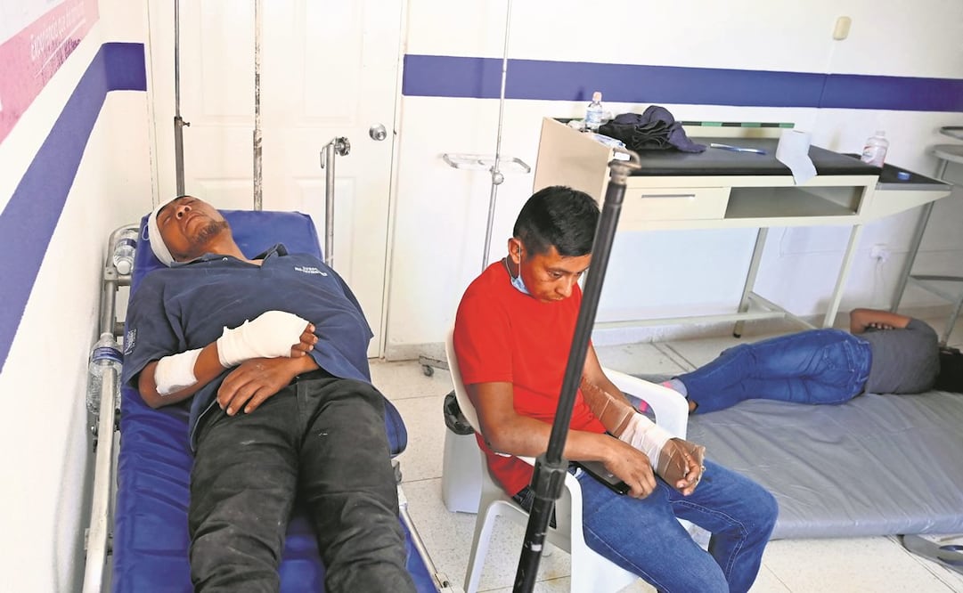 Sobre los heridos, Protección Civil informó que se atienden a 107 personas en siete hospitales de la capital chiapaneca y alrededores. Foto: AFP