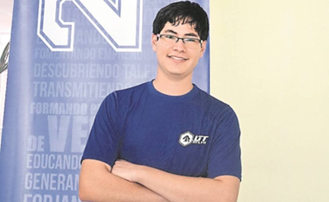 Logros. Rubén García Ruiz ha ganado concursos en matemáticas y física a nivel nacional y estatal. El joven estudiará en California (CORTESÍA)