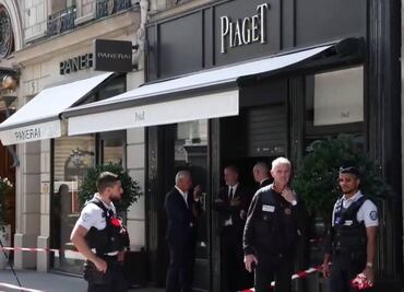 Asaltan joyería Piaget en París; se llevan botín de hasta 16.5 millones de dólares