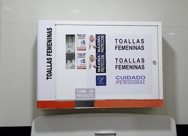 Instalan despachadores de toallas femeninas en sedes del Poder Judicial