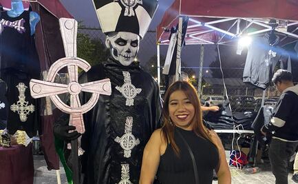 Capas negras, rostros pintados y mucho metal: fans de Ghost se preparan para el primer concierto de la banda