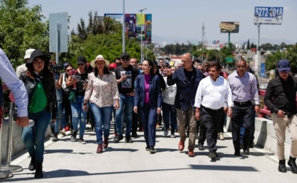 Inauguran puente Las Adelitas; conectará a las alcaldías Venustiano Carranza y Gustavo A. Madero
