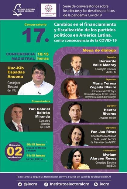 Pandemia obliga eficientar fiscalización a partidos políticos