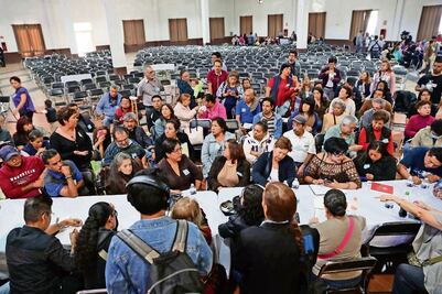 Conforman frente de damnificados del 19-S