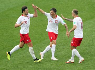 El gol de Grzegorz Krychowiak para el Polonia 1-2 Senegal