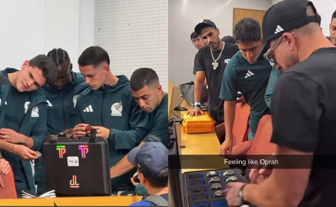 La Selección Mexicana fue sorprendida por el Youtuber Steve Will Doit. FOTO: Capturas de video