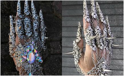 Estos guantes de metal y piedra tiene loco a Instagram