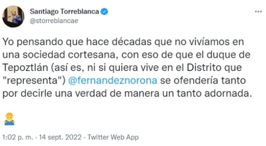 Fernández Noroña reclama “majadería” del diputado del PAN sobre la Constitución