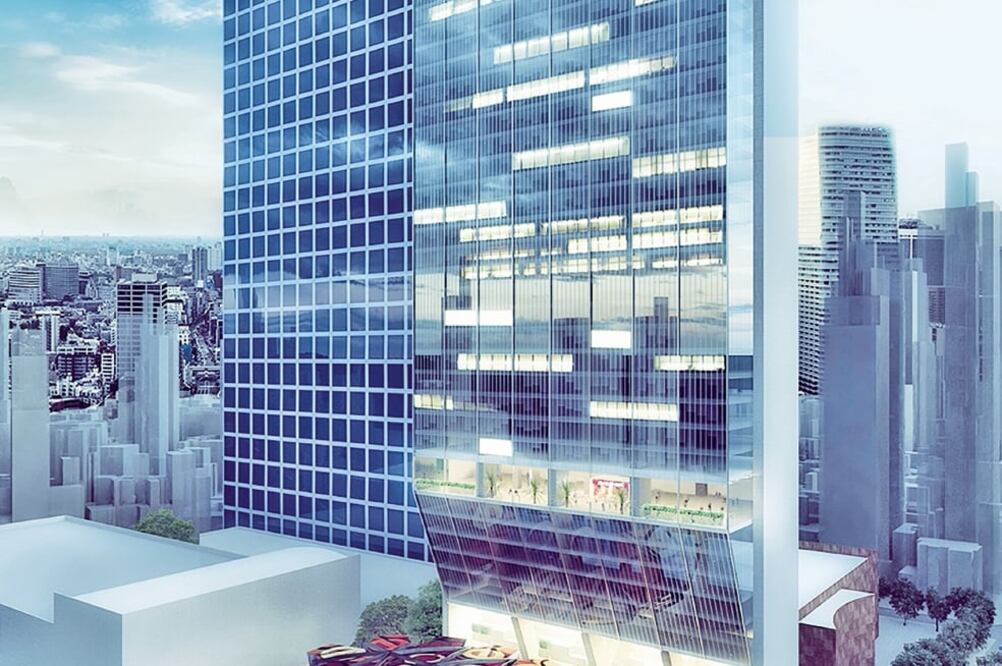 La nueva torre se ubicará a espaldas de la entrada principal del World Trade Center y se construirá en un espacio de mil 369 metros cuadrados. (CORTESÍA BNKR)