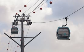 ¡Tláloc ataca! Tormentas eléctricas provocan suspensiones en las operaciones del Cablebús
