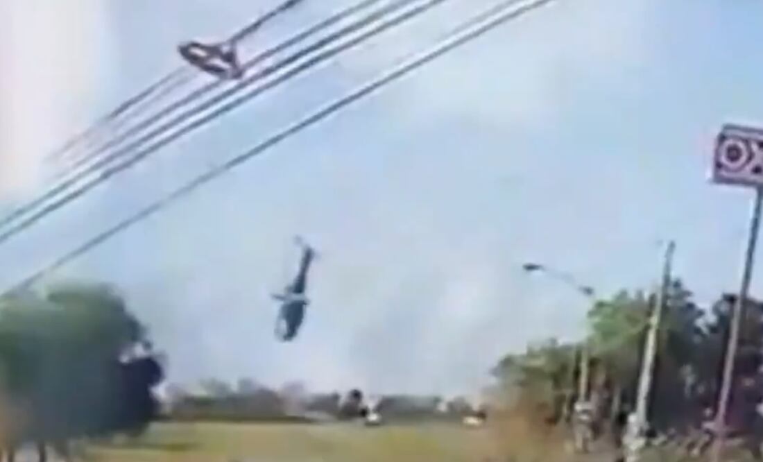 El pasado 17 de noviembre se desplomó un helicóptero de la Secretaría de Seguridad de Aguascalientes, que dejó un saldo de cinco muertos. Foto: Archivo/EL UNIVERSAL