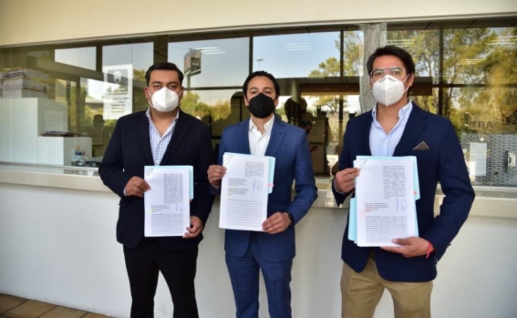 PAN capitalino presenta cinco quejas ante el INE contra Morena por violar veda electoral