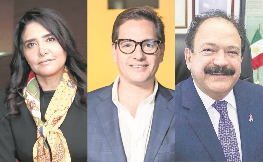 ALEJANDRA BARRALES, SALOMÓN CHERTORIVSKI y ARMANDO AHUED aspirantes del PRD a la CDMX (FOTOS: ARCHIVO EL UNIVERSAL)