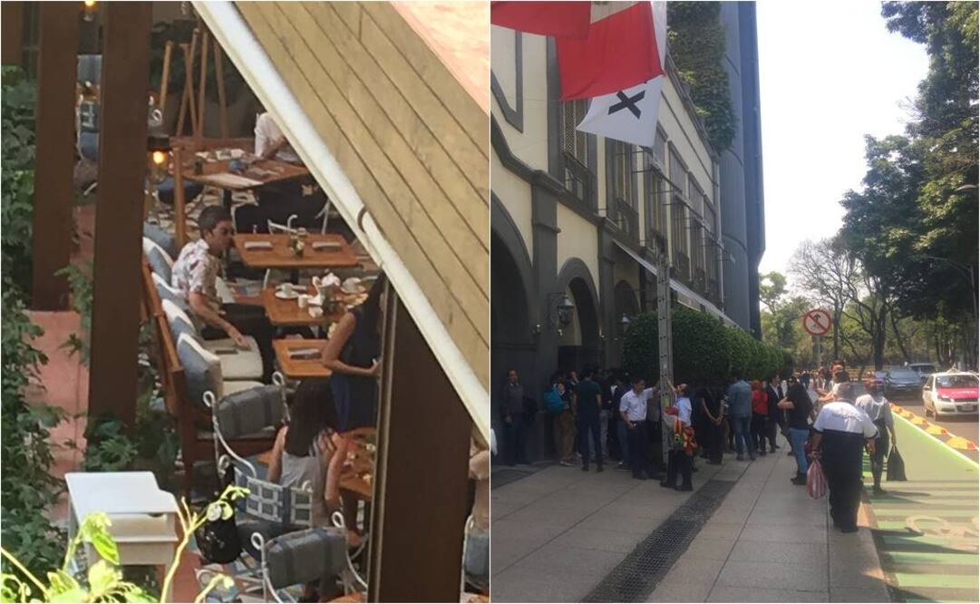 Al músico se le captó comiendo en el hotel donde se hospeda; afuera, sus seguidores hacen guardia. FOTO: Humberto Montoya/EL UNIVERSAL.