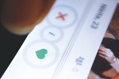 Tinder, aplicación favorita para ligar