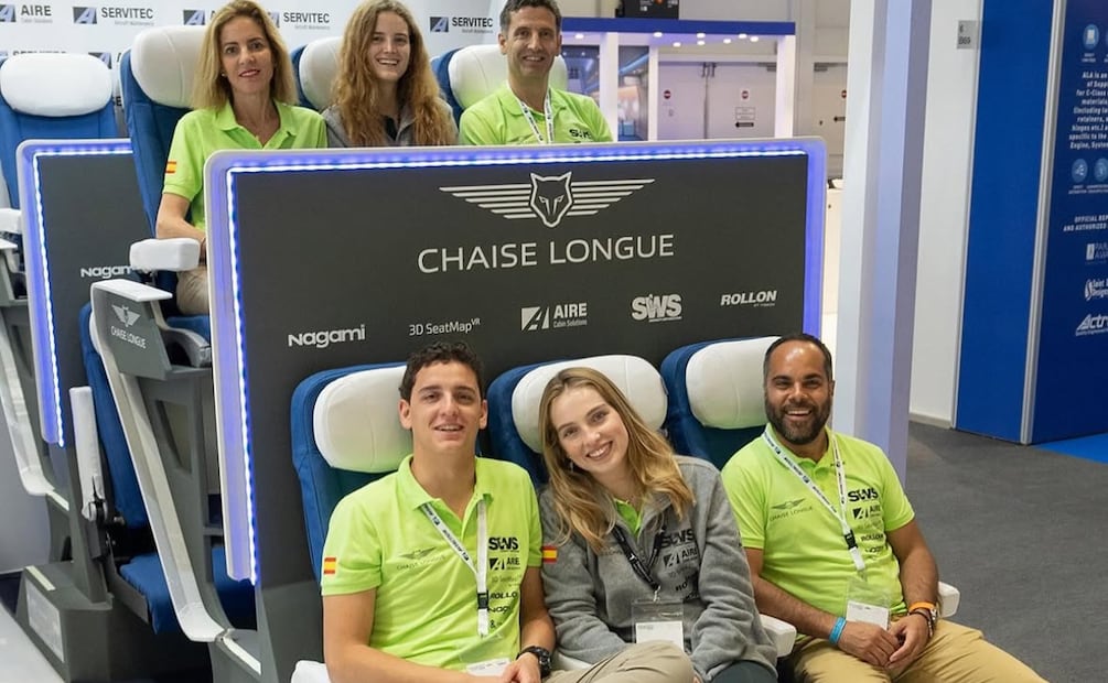 El Chaise Longue Economy Seat promete mayor privacidad para los pasajeros. Foto: Instagram @alex.nvb