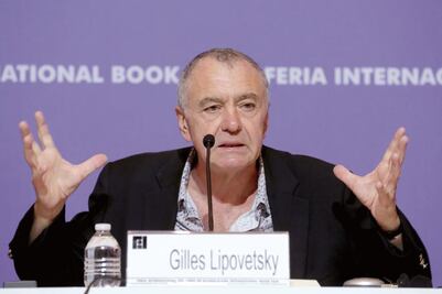 Lipovetsky: "Hoy los museos se dedican a  objetos frívolos"